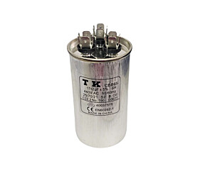Capacitor Para Ar Condicionado 17+2uF x 440V 50/60Hz CBB65 TK