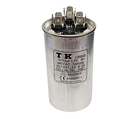 Capacitor Para Ar Condicionado 15+1,5uF x 440V 50/60Hz CBB65 TK