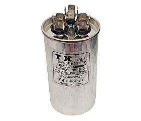 Capacitor Para Ar Condicionado 15+4uF x 440V 50/60Hz CBB65 TK