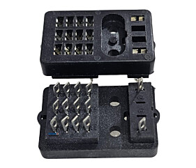 Soquete Para Rele 14 Pinos Preto