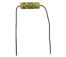 Capacitor Poliéster 680K x 100V 5% Axial = 0,68uF/J 100V Mac