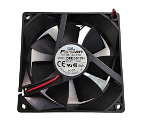 Cooler 90x90x25MM 12V 0,30A 2Fios DFB0912H Fonsan Dc Brushless Usado