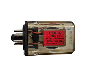Rele OP1RC7 220VCC Metaltex
