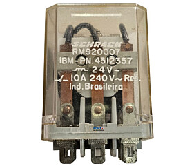 Rele RM920007 24V 10A 240V IBM-PN.4512357 Schrack