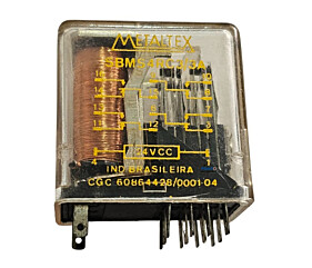 Rele SBMS4RC3/3A 24VCC 14 Terminais Metaltex