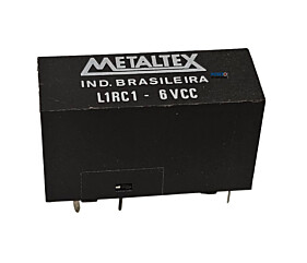 Rele L1RC1 6VCC Metaltex 
