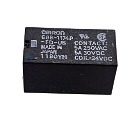 Rele G6B-1174P 24V 5A 250V 5A 30Vdc Omron 4 Terminais