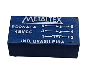 Rele RD2NAC4 48Vcc Metaltex