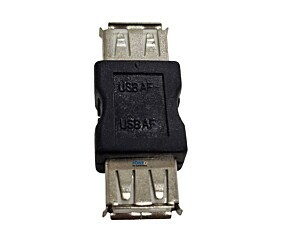 Conector Adaptador Emenda Usb Fêmea X Usb Fêmea