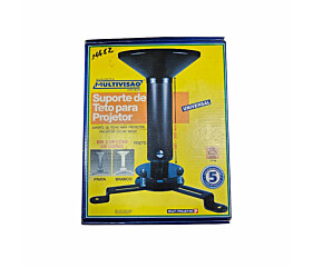 Suporte de Teto Para Projetor Preto Multivisão 1