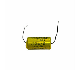 Capacitor a Óleo .22uFD x 600VDC +-10% Axial Cherry 1