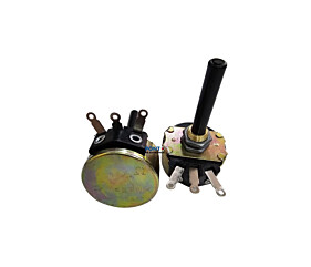 Potenciômetro de Fio 15K 4W 10% Eixo Plástico 37MM