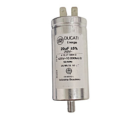 20uF x 250V 50/60Hz Alumínio Com Parafuso Ducati 416.27.5664.B