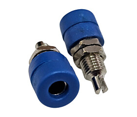 Borne B57 Azul Para Pino Banana 4MM