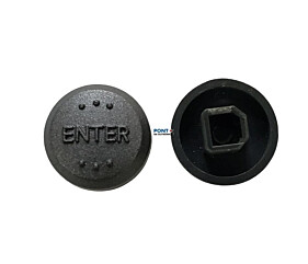 Botão Enter Cinza