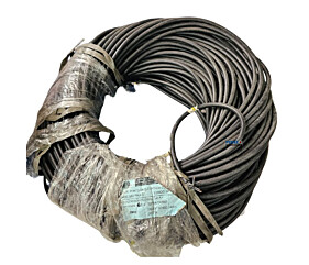 Cabo Controle = Cabo Comando 5 Vias x 0,50MM Preto 1 Metro