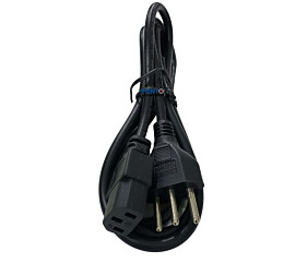 Cabo de Força Micro / Fax Preto 3X0,75MM 500V 180º 10A 1,5M