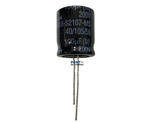 Capacitor Eletrolítico 100uF x 200V RD 105º Epcos 