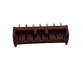 Conector 7 Vias Macho Marrom 