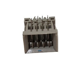 Conector 8 Vias Macho 180º Cinza