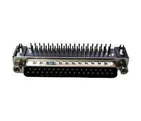 Conector DB37 Macho 90º Solda Placa