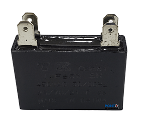 Capacitor Polipropileno 1uF x 450V 50/60Hz CBB61 Faston TK 