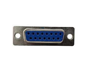 Conector DB15 Fêmea Solda Fio 180º 