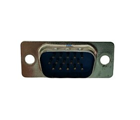 Conector DB15 Macho VGA Solda Fio 180º 
