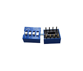 Chave Dip Switch KF-1001 4 Contatos 180º