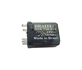 Relé DZK730.018 24Vcc 5A 120V Draitec