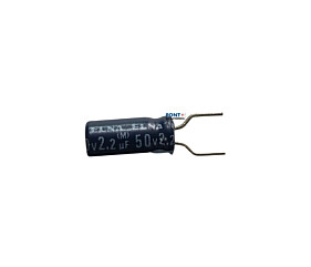 Capacitor Eletrolítico 2,2uF x 50V RD 85º Elna