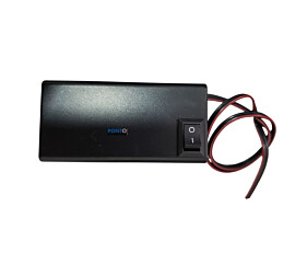 Suporte Para Bateria 9 Volts Com Chave Liga Desliga