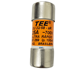 Fusível 25A 700V Ulta Rápido 22X58 TEE
