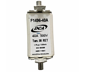 Fusivel 40A 500V 120KA NH00 Retardo DCA