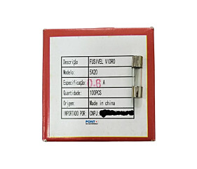 Fusível 0,8A = 800Ma 250V Pequeno 5X20 Vidro