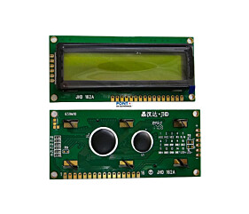 Display Lcd 16X2 Sem Back Verde Letra Preta JHD162A