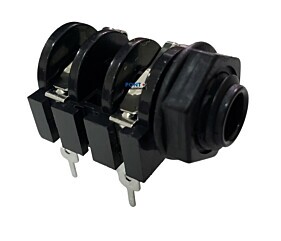 Conector Jack LS-2038 J10 Mono Plástico Circuito Fechado Para Placa 