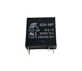 Relé JQX-36F 012-1H 30Vdc 10A = SDT-SS-112DM 10A 250V