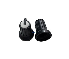 Knob KA481 Preto e Branco