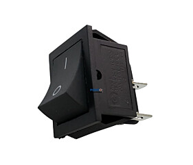 Chave Gangorra KCD4-201C 15A 250V 20A 125V 4 Terminais Preta