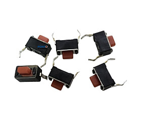 Chave Tactil KFC-A06 3X6X5 2Terminais Vermelha