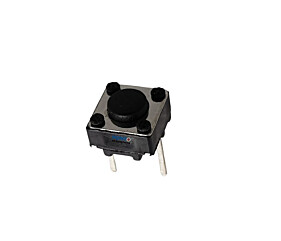 Chave Tactil KFC-A06 6X6X4,3 2Terminais 180º Botão Baixo