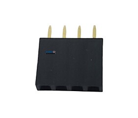 Conector Mini Header 4 Vias 180º Simples MCS-04 