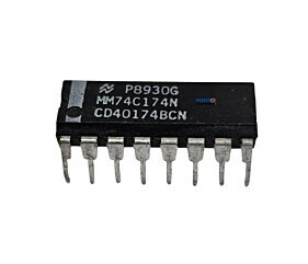 Circuito Integrado SN74C174N = MM74C174N = CD40174BNC