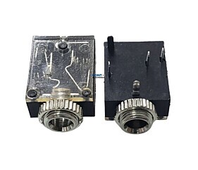 Conector Jack PJ-324 Stéreo 5 Terminais Com Rosca