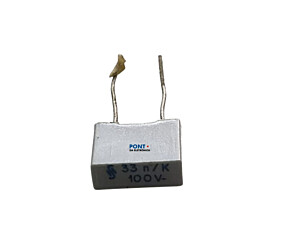 Capacitor Poliéster 33K x 100V = 33n/K 100V