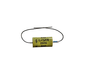 Capacitor Poliéster 470K x 250V Axial = Mac 0,47uF/K 250V