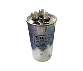 Capacitor Polipropileno Duplo 45+7.5uF x 440Vac CBB65 TK