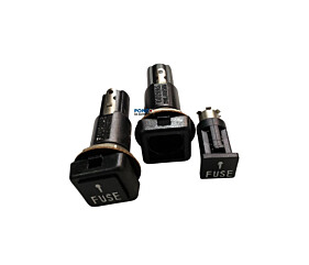 Porta Fusível 6X30 Para Painel Preto Fournas