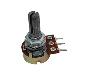 Potenciômetro 20K B WH148-1-L-20 Eixo Metálico 20mm 3 Terminais = B20K